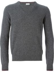 свитер с V-образным вырезом Moncler