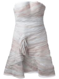 гофрированное платье без бретелек Ermanno Scervino