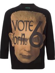 кофта с длинными рукавами 'Vote for No.6' Jean Paul Gaultier Vintage