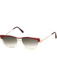 прозрачные солнцезащитные очки 80тых Yves Saint Laurent Vintage