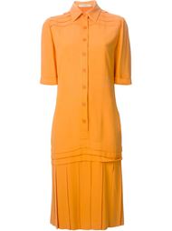 платье-рубашка с плиссированной юбкой Jean Louis Scherrer Vintage