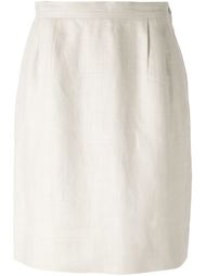 юбка с завышенной талией Yves Saint Laurent Vintage