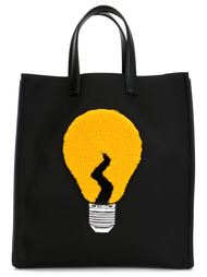 сумка-тоут с аппликацией лампочки Fendi