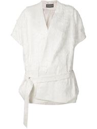 короткое пальто с поясом Ann Demeulemeester
