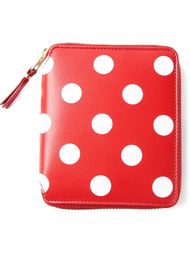 кошелёк в горошек на молнии  Comme Des Garçons Wallet