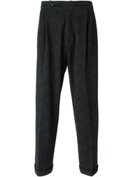 брюки с отворотами Giorgio Armani