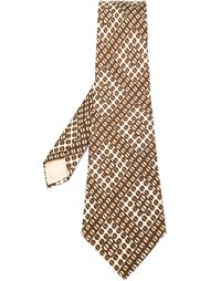 галстук с геометрическим узором Louis Feraud Vintage