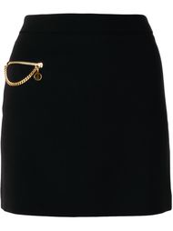 юбка мини с декоративной цепочкой Stella McCartney