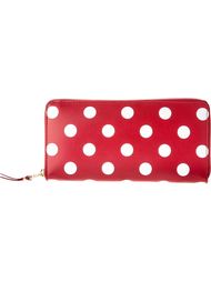 кошелек в белый горох Comme Des Garçons Wallet