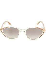 солнцезащитные очки в овальной оправе  Yves Saint Laurent Vintage