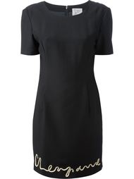 платье с аппликацией Moschino Vintage