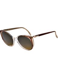 крупные прозрачные очки Yves Saint Laurent Vintage