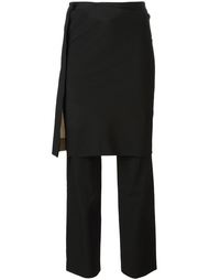 брюки с панелью-фартуком  Yohji Yamamoto Vintage