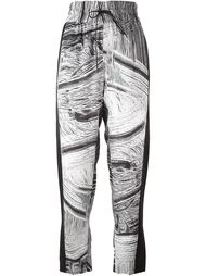 брюки 'Method' с принтом на завязке Helmut Lang
