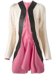 пальто с контрастной отделкой Comme Des Garçons Vintage