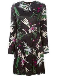 платье с принтом ракет MSGM