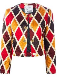 укороченный пиджак 'Harlequin'  Moschino Vintage