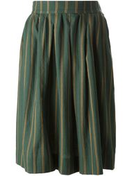 юбка в полоску Yves Saint Laurent Vintage