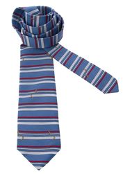 галстук в горизонтальную полоску Pierre Cardin Vintage