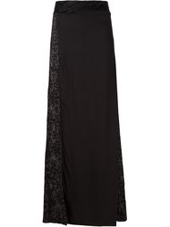 длинная юбка с вышивкой  Ann Demeulemeester
