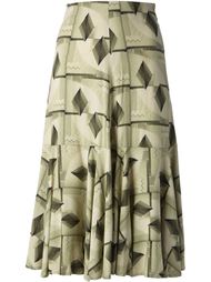 юбка с геометрическим рисунком Biba Vintage