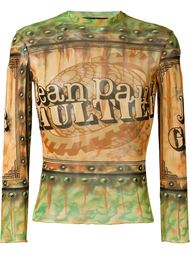 топ с принтом Jean Paul Gaultier Vintage
