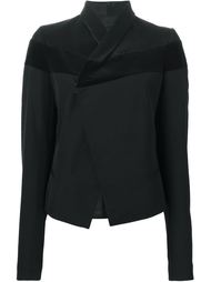 приталенный пиджак с бархатными полосками Haider Ackermann