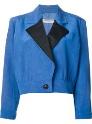 куртка с контрастными лацканами Yves Saint Laurent Vintage