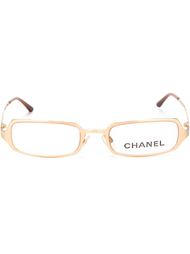очки в прямоугольной оправе  Chanel Vintage