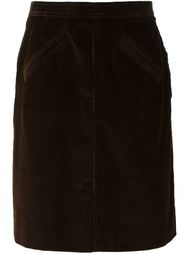 вельветовая юбка Yves Saint Laurent Vintage