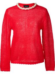 свитер с декорированным воротником Simone Rocha