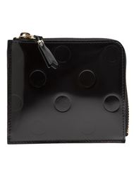 кошелек на молнии с узором в горох Comme Des Garçons Wallet