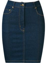 джинсовая юбка с завышенной посадкой  Amapô