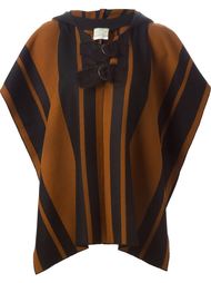 striped hooded jacket Forte Forte