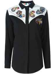 рубашка с узором пейсли  MSGM