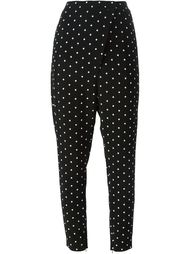 брюки с мелким крестообразным узором Givenchy