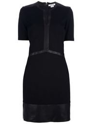 двухцветное платье шифт Helmut Lang