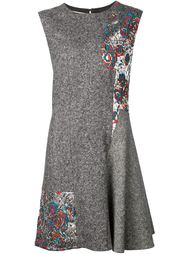 расклешенное платье с цветочными панелями Stella McCartney