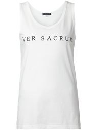 топ с надписью 'ver sacrum' Ann Demeulemeester