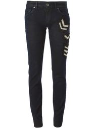 декорированные джинсы узкого  кроя Pierre Balmain