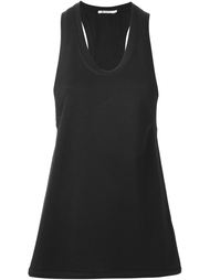 удлиненный топ без рукавов  T By Alexander Wang