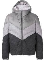 стеганая куртка дизайна колор-блок Moncler Gamme Bleu