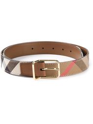 ремень в фирменную клетку Burberry