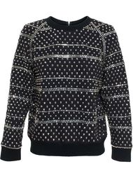 Studded Zip-Back Jumper Ashish