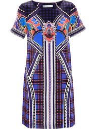 платье шифт с комбинированным принтом Mary Katrantzou