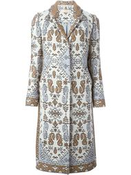 жаккардовое пальто Tory Burch