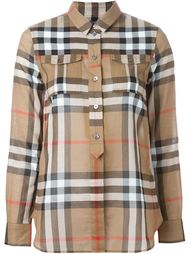 рубашка в клетку Burberry Brit