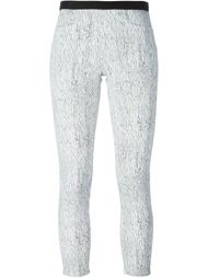 укороченные брюки с принтом Helmut Lang