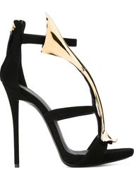 босоножки с золотистой панелью Giuseppe Zanotti Design