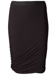 юбка с лёгкой драпировкой T By Alexander Wang